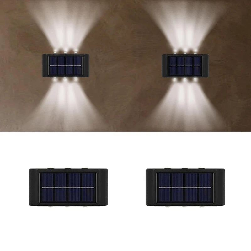 Outdoor Waterproof Solar Powered Garden Wall LED Light