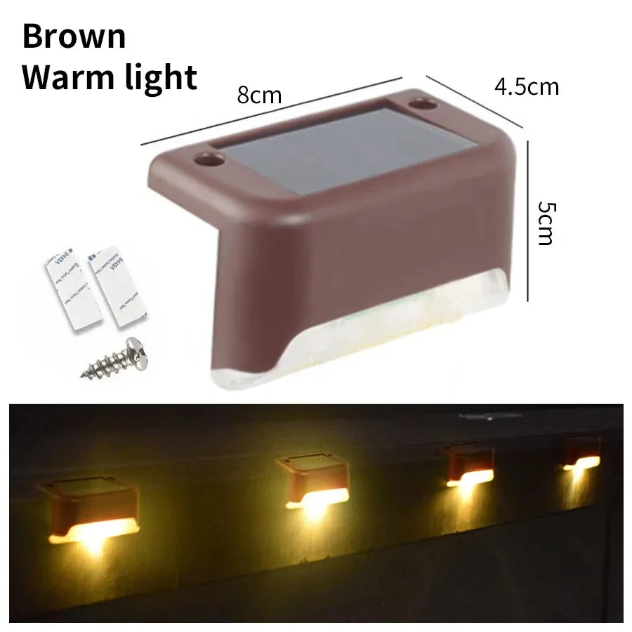 Outdoor Waterproof LED Solar Deck Lights
