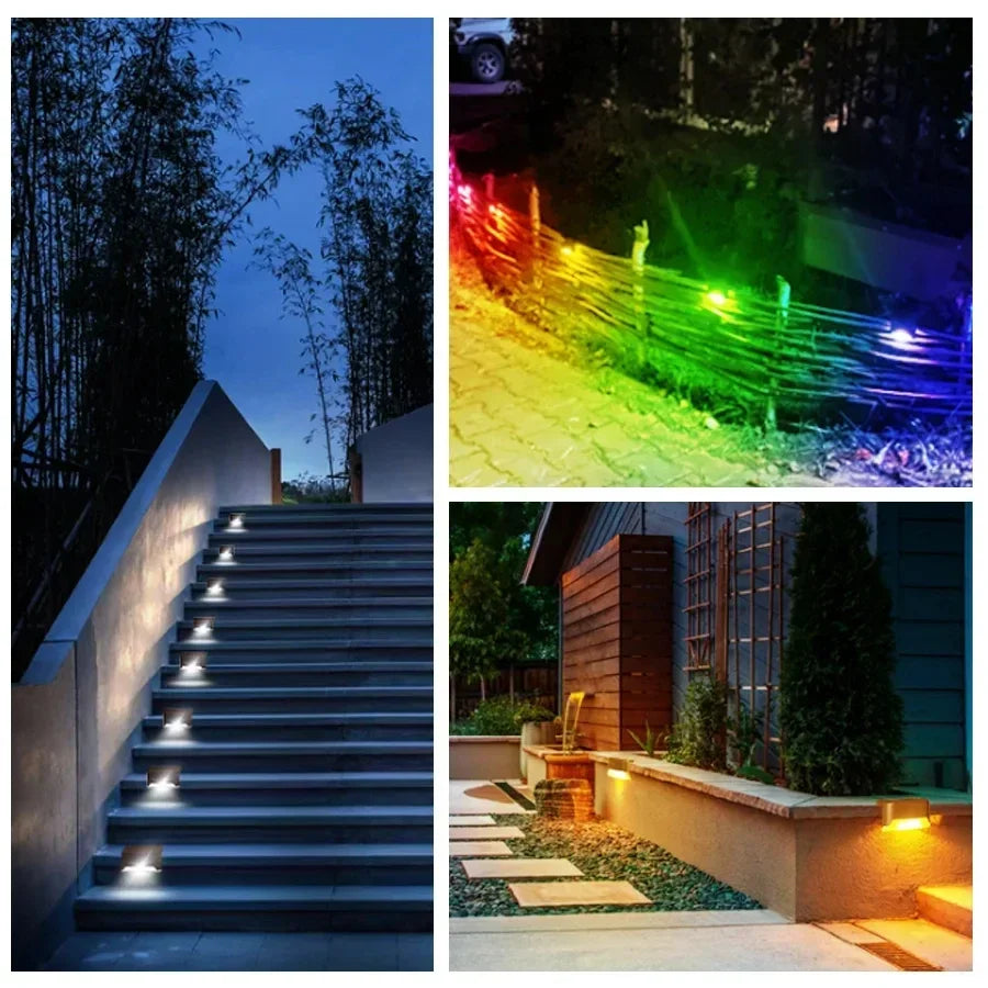 Outdoor Waterproof LED Solar Deck Lights