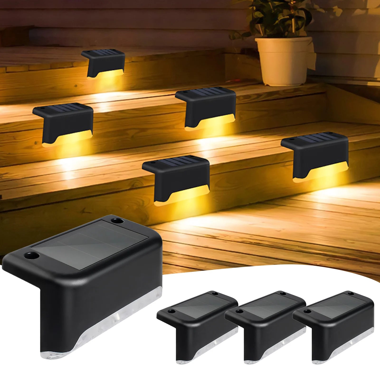 Outdoor Waterproof LED Solar Deck Lights