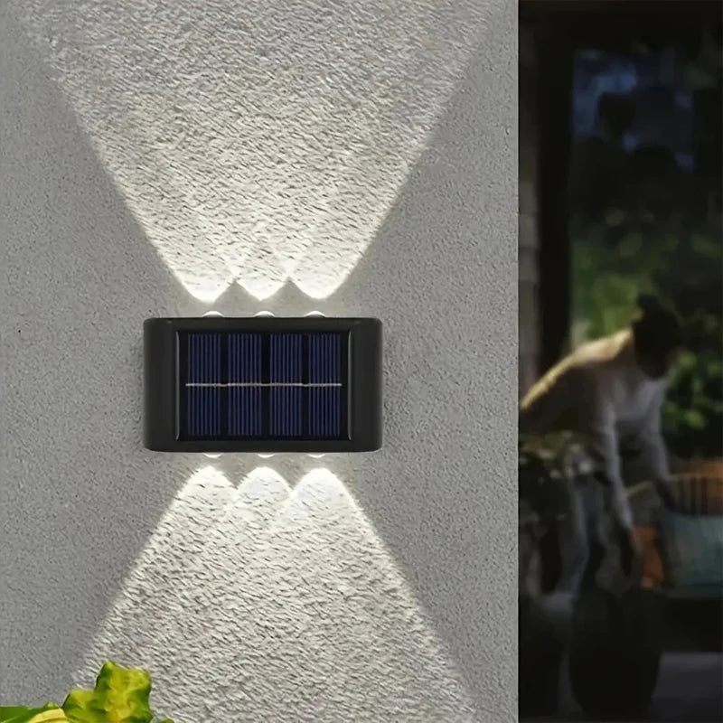 Outdoor Waterproof Solar Powered Garden Wall LED Light