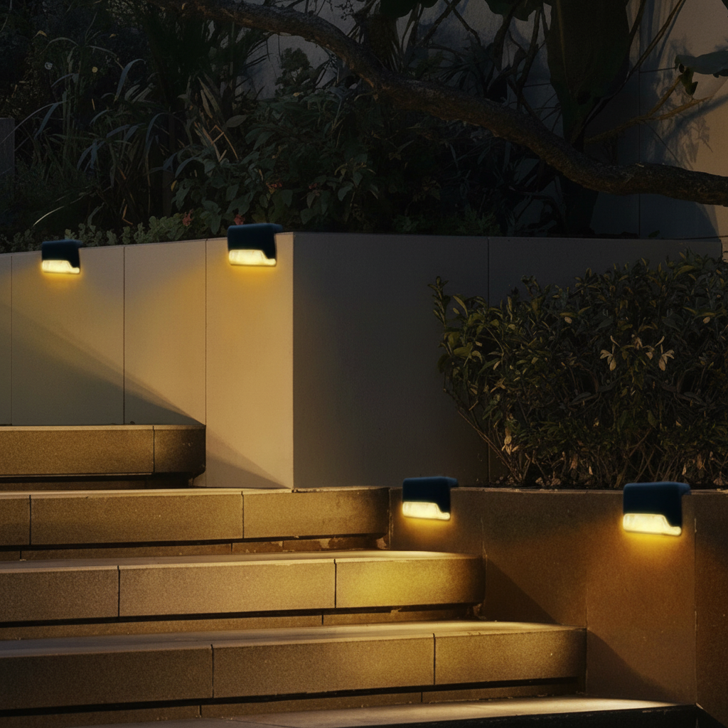 Outdoor Waterproof LED Solar Deck Lights